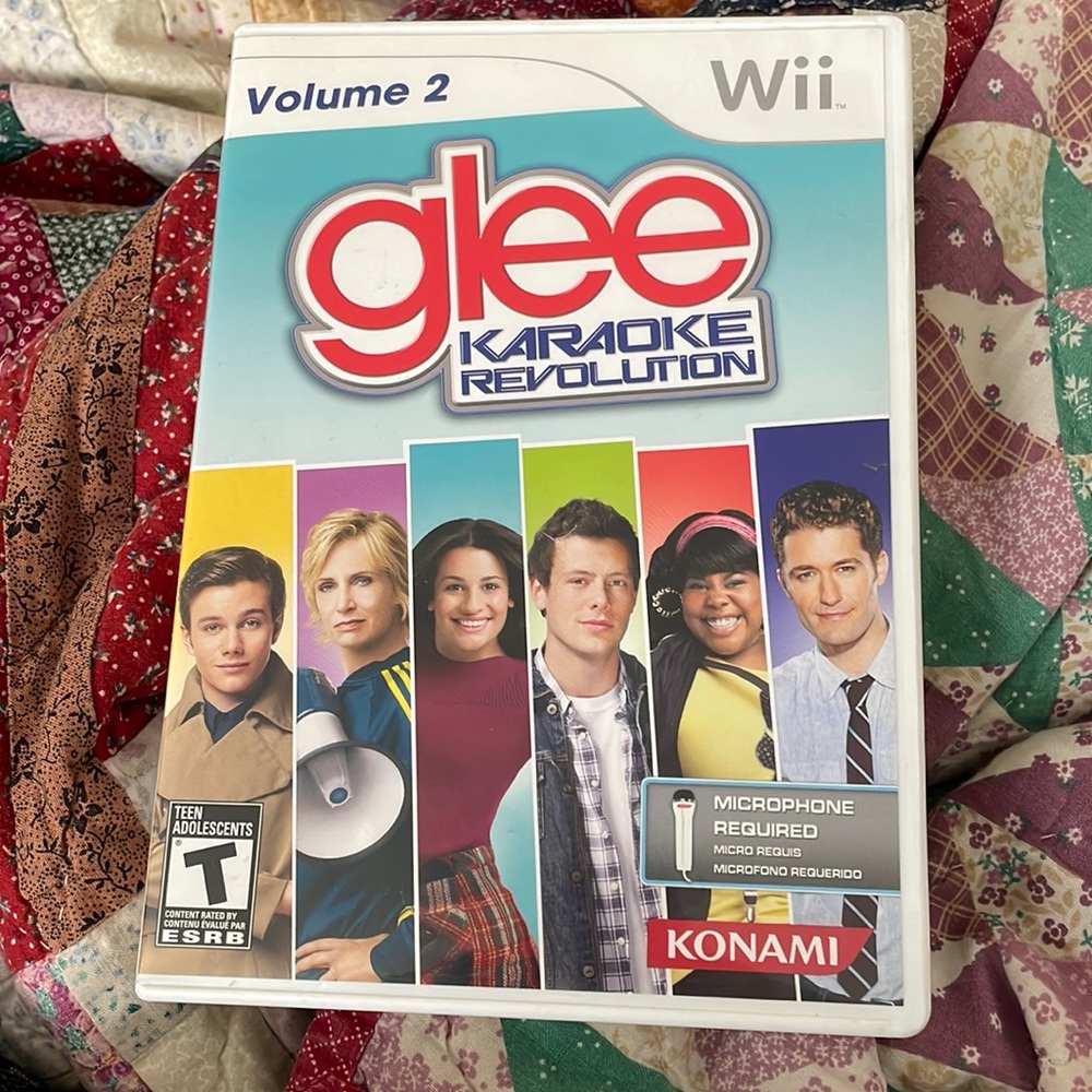 Glee Karaoke Revolution Volume 2 Game Nintendo Wii Used